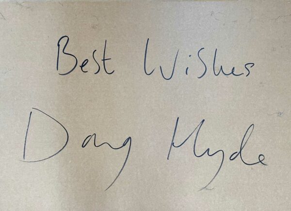 Doug Hyde 'Tom Dick & Harry' Original signature