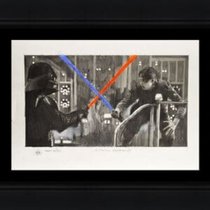 Robert Bailey star wars graphite pencil paper franchise george lucas marvel contemporary for sale